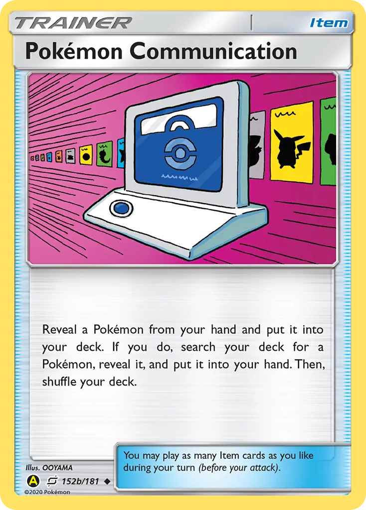 Pokémon Communication #152b, Team Up 2020 Yellow A Alternate Art Trainer's Toolkit