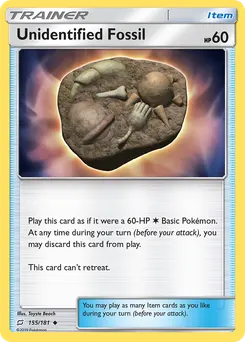 Unidentified Fossil #155, Team Up