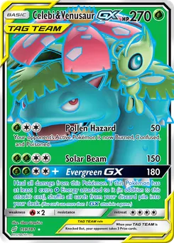Celebi & Venusaur-GX #159, Team Up