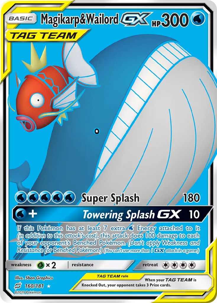 Magikarp & Wailord-GX #160, Team Up