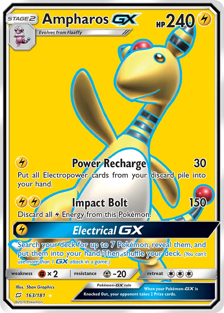 Ampharos-GX #163, Team Up