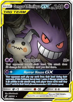Gengar & Mimikyu-GX #165, Standard