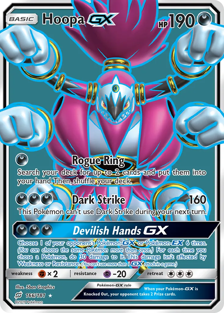 Hoopa-GX #166, Team Up