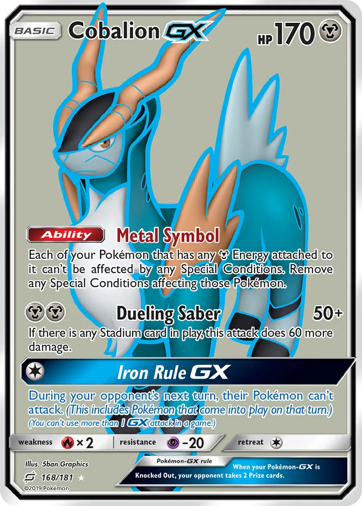 Cobalion-GX #168, Team Up