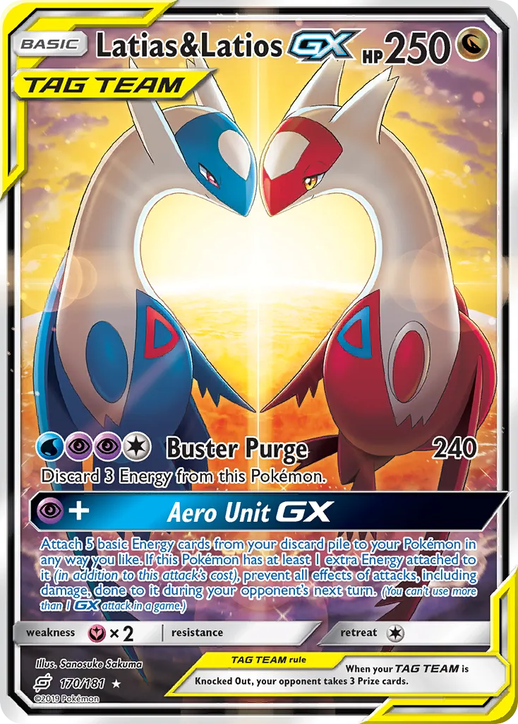 Latias & Latios-GX #170, Team Up