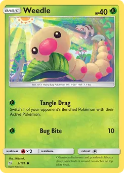 Weedle #2, Reverse Foil