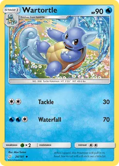 Wartortle #24, Standard