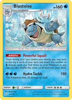 Blastoise #25, Cracked Ice