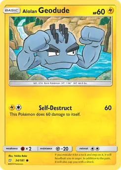 Alolan Geodude #34, Team Up