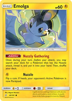 Emolga #46, Team Up