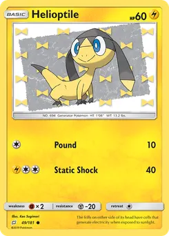 Helioptile #49, Team Up