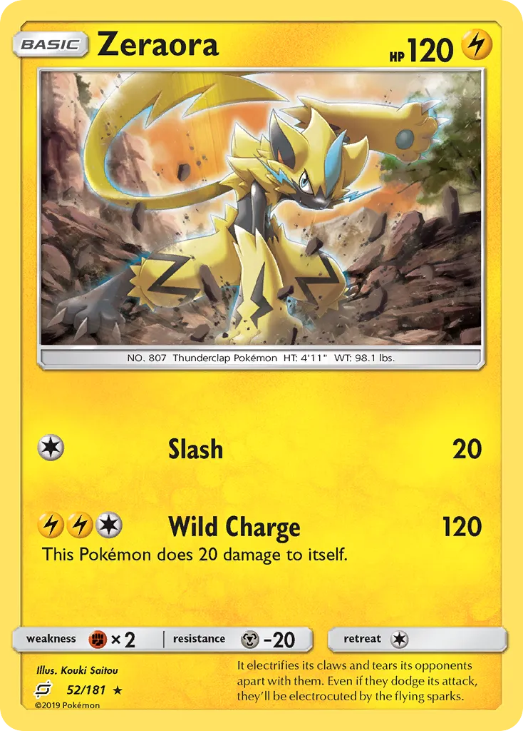 Zeraora #52, Team Up