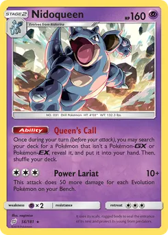 Nidoqueen #56, Reverse Foil