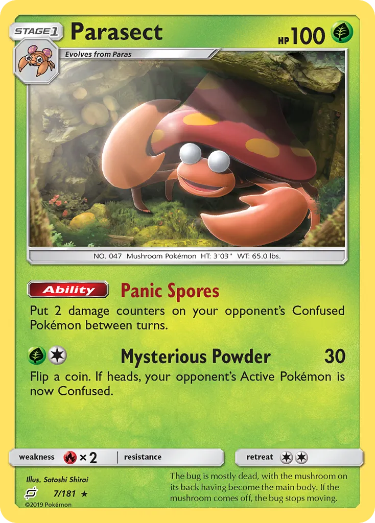 Parasect #7, Team Up