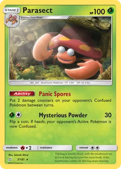 Parasect #7, Reverse Foil