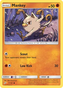 Mankey #71, Team Up