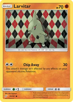 Larvitar #79, Team Up