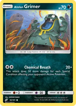 Alolan Grimer #83, Team Up
