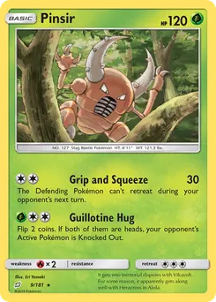 Pinsir #9, Reverse Foil