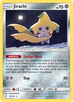 Jirachi #99, Reverse Foil