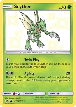 Scyther #SV1, Standard