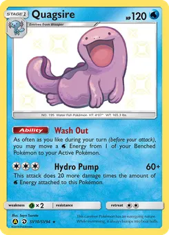 Quagsire #SV10, Standard