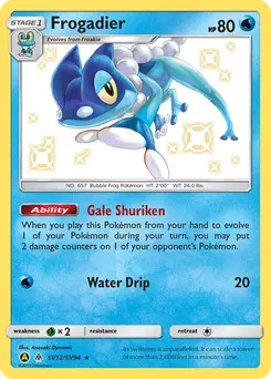Frogadier #SV12, Standard