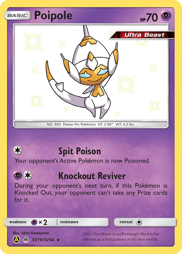 Poipole #SV19, Hidden Fates Shiny Vault