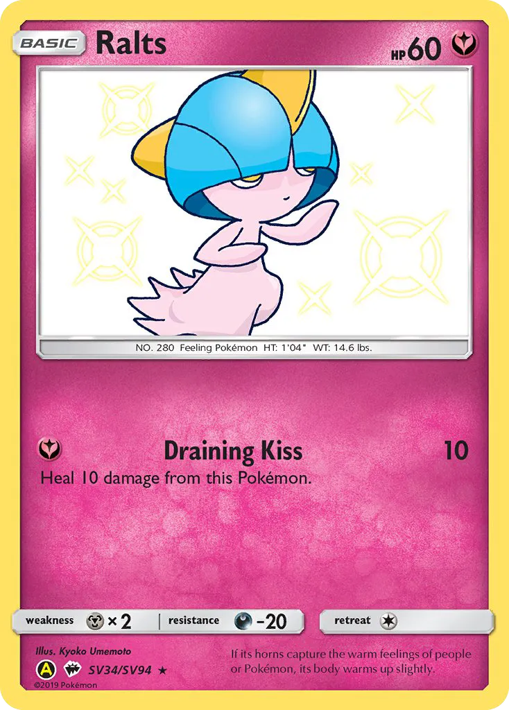 Ralts #SV34, Hidden Fates Shiny Vault