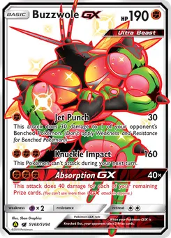Buzzwole-GX #SV68, Standard