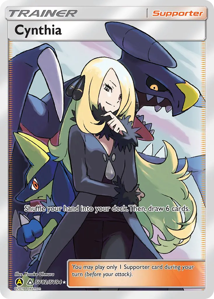 Cynthia #SV82, Hidden Fates Shiny Vault