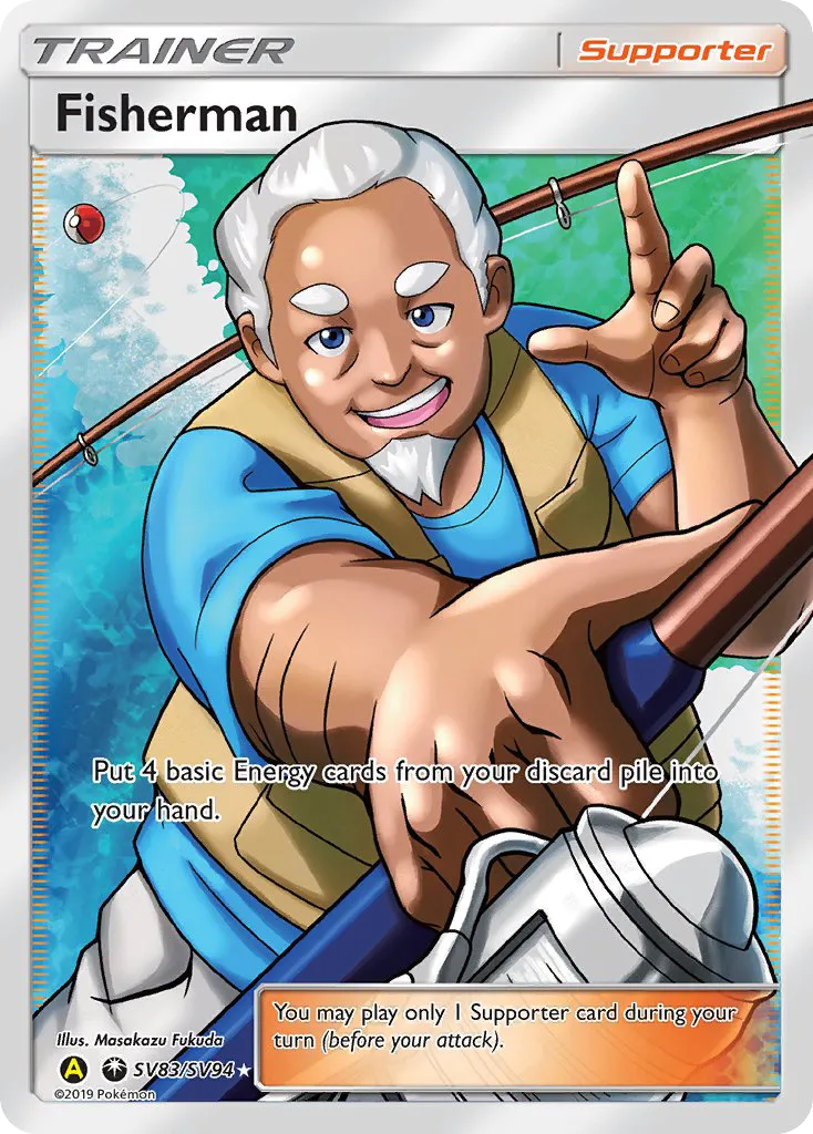 Fisherman #SV83, Hidden Fates Shiny Vault