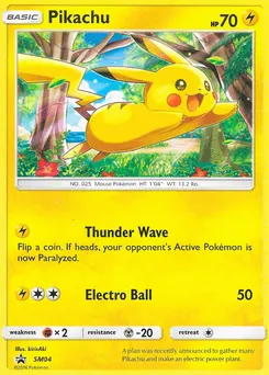 Pikachu #SM04, General Mills 2017