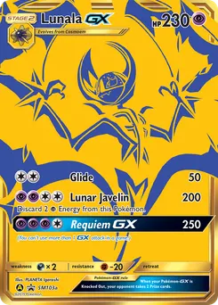 Lunala-GX #SM103a, Hidden Fates Premium Collection