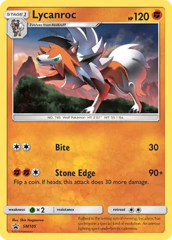 Lycanroc #SM105, Spring Collector Chest