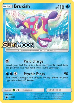 Bruxish #SM11, Sun & Moon Prerelease
