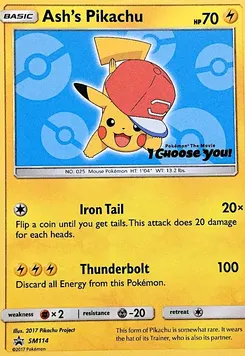 Ash's Pikachu #SM114, I Choose You!