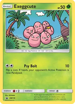 Exeggcute #SM119, Forbidden Light Single Pack