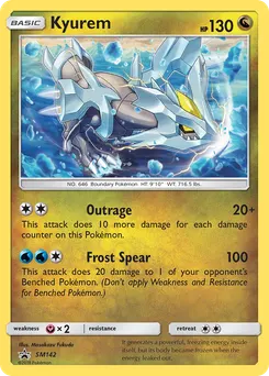 Kyurem #SM142, Dragon Majesty Special Collection