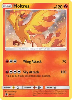 Moltres #SM143, Fall 2018 Collector Chest