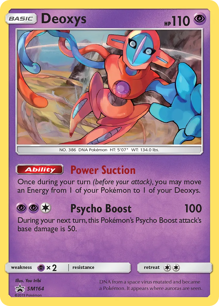 Deoxys #SM164, SM Black Star Promos Team Up Three Pack Blisters
