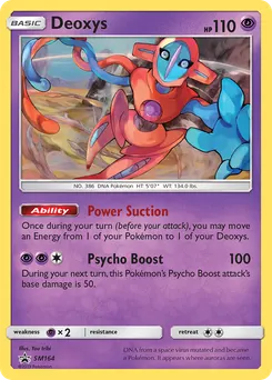 Deoxys #SM164, Team Up Three Pack Blisters