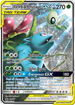 Celebi & Venusaur-GX #SM167, Tag Team Tins