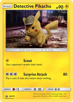 Detective Pikachu #SM170, Detective Pikachu Cafe Figure Collection