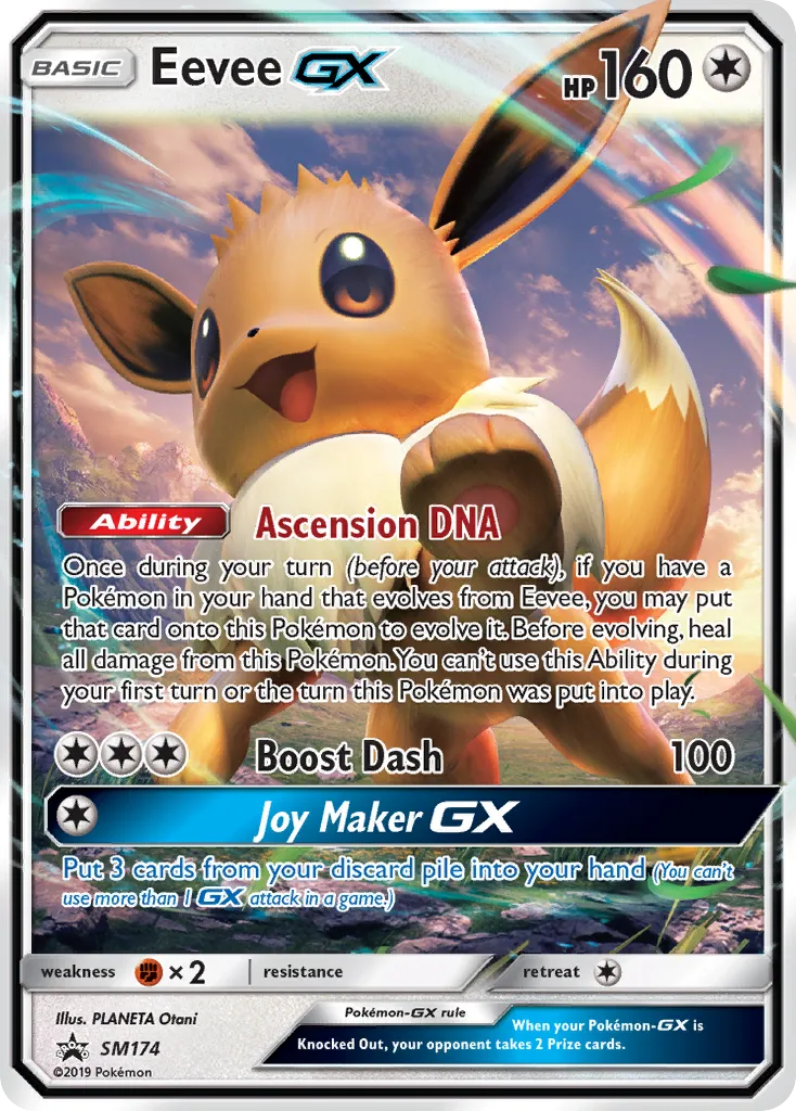 Eevee-GX #SM174, SM Black Star Promos Flareon GX Special Collection