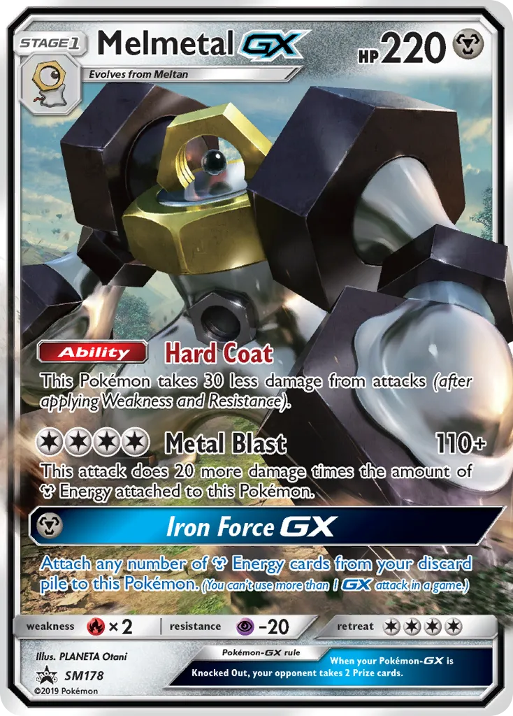 Melmetal-GX #SM178, SM Black Star Promos Melmetal-GX Box