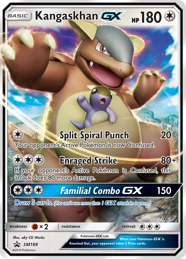 Kangaskhan-GX #SM188, SM Black Star Promos Kangaskhan-GX Box