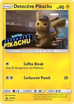 Detective Pikachu #SM190, Detective Pikachu Blu-Ray & Dvd Release
