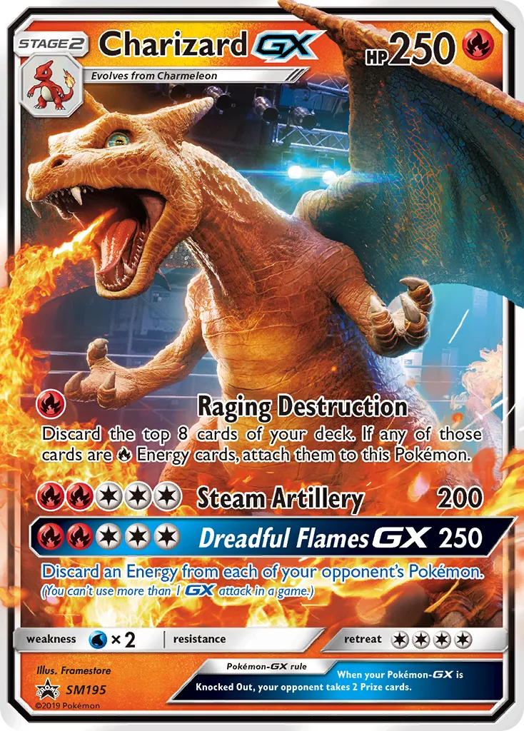 Charizard-GX #SM195, SM Black Star Promos Detective Pikachu Charizard-GX