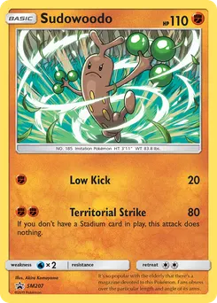 Sudowoodo #SM207, Unified Minds Single Pack Blisters